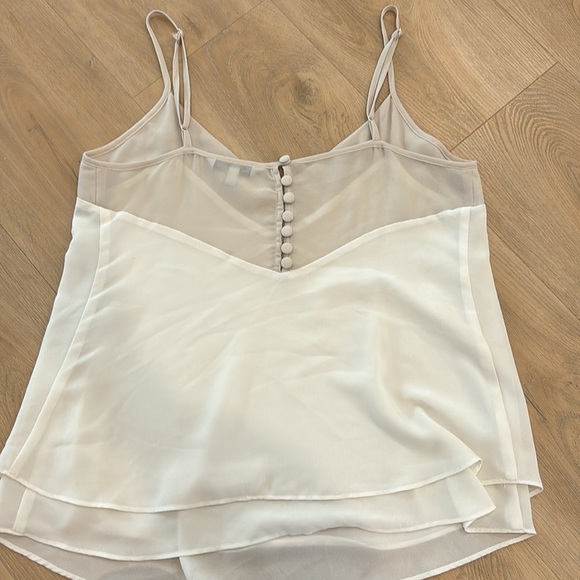 Naked zebra flowy white tank - Picture 2 of 3